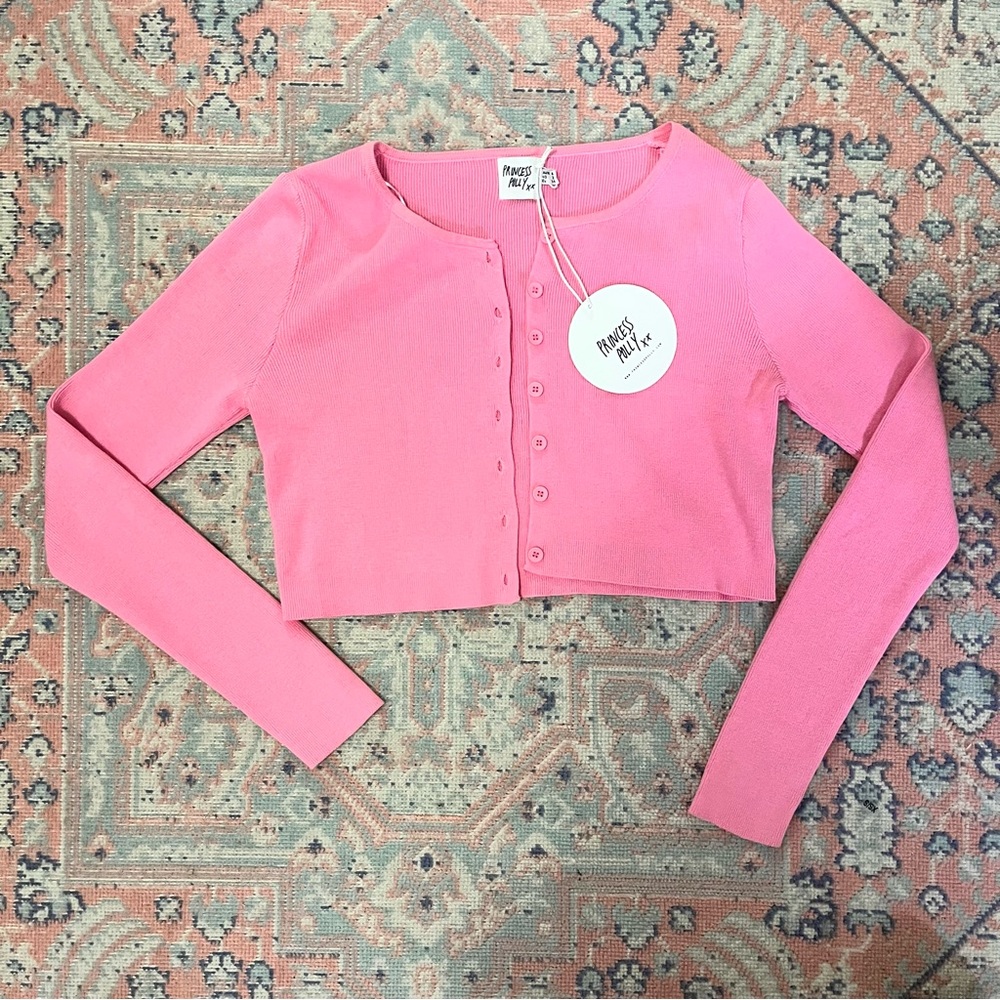 princess polly cropped cardigan!